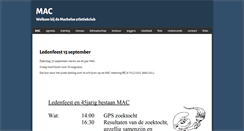 Desktop Screenshot of machelen-ac.be